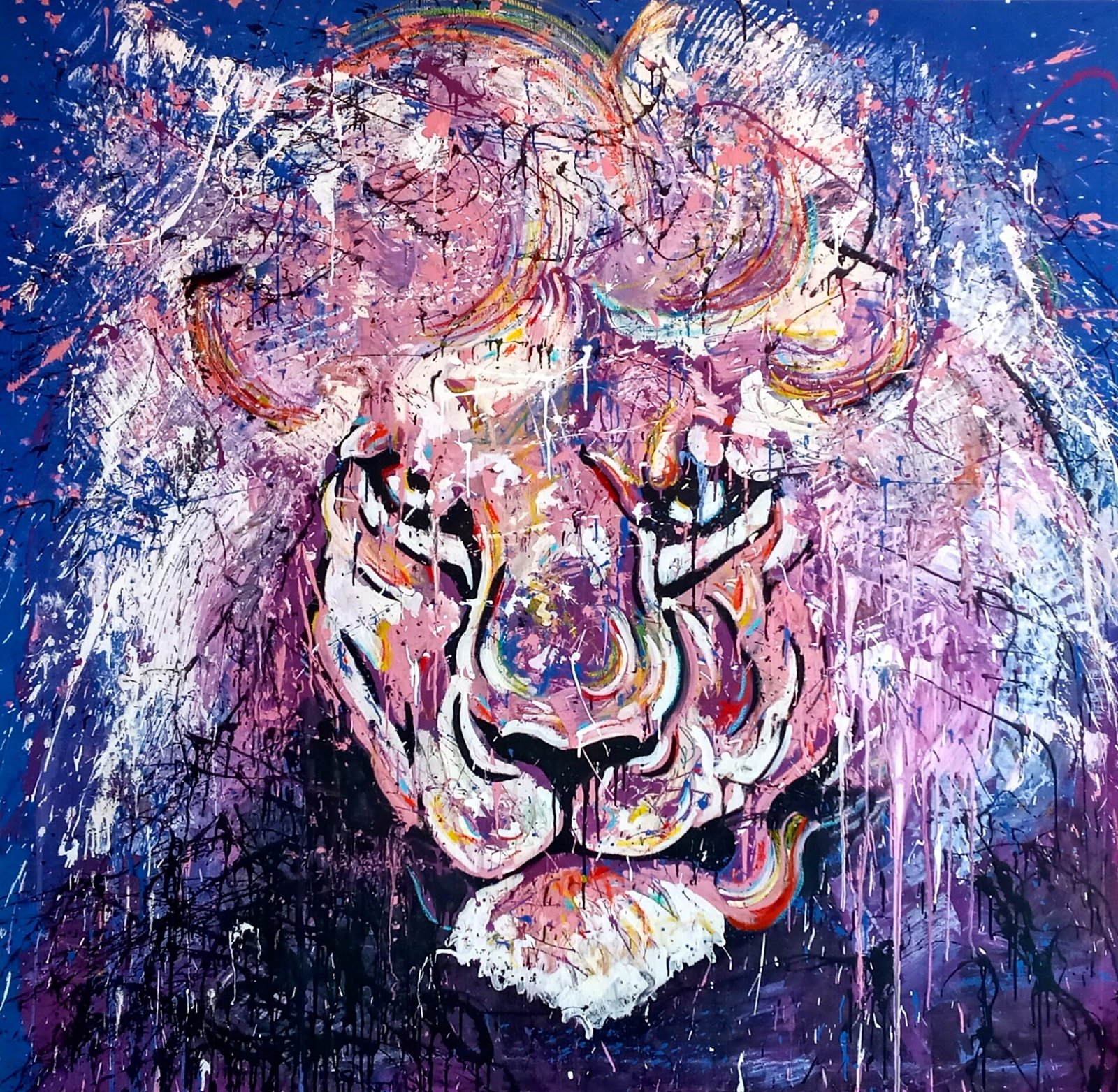 León de Judá, pintura expresionista